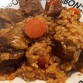 El cooksnap de Hernan Diego Martin cuando hizo Guiso de arroz 🍚 y carne 🍖.