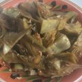 El cooksnap de @tesa.cuina cuando hizo Alcachofas guisadas.