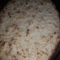 El cooksnap de Damián cuando hizo Crumble de Manzana.