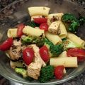 El cooksnap de Erikillo cuando hizo Pasta integral con tirabeques y tofu.