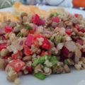 El cooksnap de Bianka Palma cuando hizo Ensalada acevichada de lentejas.