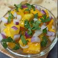 Hira Naz's cooksnap of when they made 🍁🍀🍁MANGO SALSA🍁🍀🍁 WITH DORITOS (tortilla chips) #ramadankitiyari.