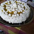 El cooksnap de Alejandra Russo cuando hizo Torta de crema y duraznos.