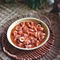 Cooksnap Salina Jalaludin semasa beliau membuat Sotong cencalok masak berlada.