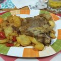 El cooksnap de Cristian David Aleman cuando hizo Bifes a la criolla con papas.