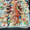 El cooksnap de Odalys cuando hizo Árbol de Navidad de hojaldre y crema de cacao.