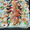 El cooksnap de Odalys cuando hizo Árbol de Navidad de hojaldre y crema de cacao.