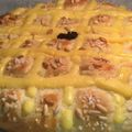 El cooksnap de Gisela Spínola cuando hizo Coca de Sant Joan de crema.
