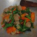 Cooksnap dari Linda Dian untuk resep Tumis Sawi Hijau Wortel Bakso