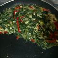 El cooksnap de Noe Carmagnola cuando hizo Tortilla de Espinaca.
