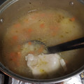 El cooksnap de Angelita paz cuando hizo Consomé de pollo.