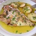El cooksnap de JUAN JOSE SANCHEZ MORENO cuando hizo Dorada a la Donostiarra o (Dorada a la espalda con refrito).
