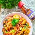 Cooksnap dari Dapur Bundo Tirsyalraffa untuk resep Udang sapo tahu bumbu pedas minyak wijen lee kum kee