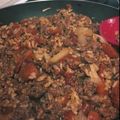 cook_108161218's cooksnap of when they made Spanish rice with ground beef.