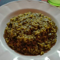 El cooksnap de Teresa cuando hizo Risotto con espinacas y gorgonzola.