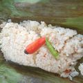 Cooksnap dari Aymah_JJ untuk resep Nasi Bakar Ayam Suwir Pedas