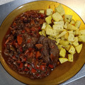 El cooksnap de José Luis Martínez Rodríguez cuando hizo Carrilleras de Cerdo al vino tinto.