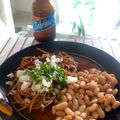 El cooksnap de Ramiro Flores cuando hizo Barbacoa de brisket de res a la sonorense.