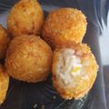 Cooksnap dari hanifah alaydrus untuk resep Bola Nasi Keju Mozarella -Menu Bekal si Kecil