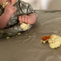 El cooksnap de Marieta Mamá cuando hizo Coliflor para bebés (método BLW).