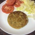 El cooksnap de Mavi cuando hizo Hamburguesa de soja texturizada-(vegetariano-vegano).