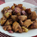 El cooksnap de Esteban Rafael cuando hizo Pollo al ajillo de mi tierra con patatas.
