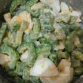 Cooksnap dari Bunda Aliyahfiddin untuk resep Salad Pare Telur saus Mayones