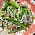 庭秀 的 蘆筍炒肉絲 cooksnap