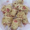 Cooksnap dari nindya wijayanti untuk resep Sosis gulung mie (camilan sehat anak)