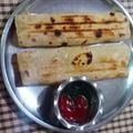 Falguni Shah's cooksnap of when they made વેજીટેબલ ફ્રેન્કી(Vegetable Frankie Recipe in Gujarati).