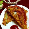 Naila Asif's cooksnap of when they made Crispy shami kabab sandwich 🥪.