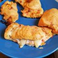 El cooksnap de Valeria Reyes cuando hizo Pechuga de pollo rellena de jamón y queso mozzarella.