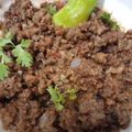 Zobia Sajjad's cooksnap of when they made Fry qeema.