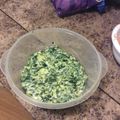 Krissy's cooksnap of when they made Spinach & Artichoke dip.