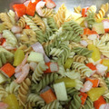 El cooksnap de astrid badia cuando hizo Ensalada de pasta de colores.