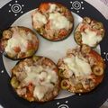 El cooksnap de Diana Triviño cuando hizo Minipizzas de berenjena.