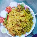 Puja Adhikary (Mistu)'s cooksnap of when they made চিকেন বিরিয়ানি (Chicken Biriyani Tamil style recipe in Bengali,).