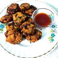 Nandita Mukherjee's cooksnap of when they made ধনেপাতার পকোড়া (dhanepatar pakoda recipe in Bengali).