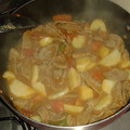 El cooksnap de Berenice Idiarte cuando hizo Bistec a la mexicana.