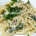 Cooksnap dari lisalissie untuk resep Smoked Beef Mushroom Fettuccine Alfredo Creamy - Mudah Simple