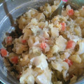 El cooksnap de Andrea Bazan cuando hizo Ensalada rusa fácil.