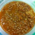 El cooksnap de Vanessa G cuando hizo Lentejas de la abuela con Mambo.