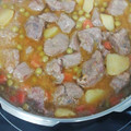 El cooksnap de Javier Perez Apestegui cuando hizo Carne guisada con guisantes.