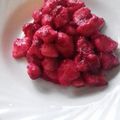 il Rita Pecorari quando ha preparato Gnocchi alla barbabietola