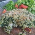 El cooksnap de Mica Acosta cuando hizo Croquetas de arroz y verdura al horno apto vegano (acelga cruda o espinaca cruda).