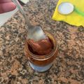 El cooksnap de Agustina Blandi cuando hizo Dulce de leche sin azúcar.