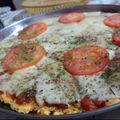 El cooksnap de Paula Molfesse cuando hizo Pizza de Zanahoria con Harina de Garbanzo.