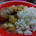 El cooksnap de Fathy Padilla cuando hizo Pollo en salsa verde con patatas.