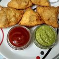 Jasminben parmar 's cooksnap of when they made આલું સમોસા.