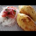 El cooksnap de Carmen Capella cuando hizo Papa y yuca rellena a lo Carmelita.